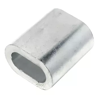 Зажим для троса DIN 3093 4 мм алюминий 2 шт.