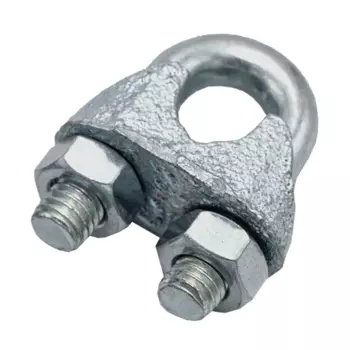 Зажим для троса DIN 741 5 мм сталь оцинкованная 2 шт.
