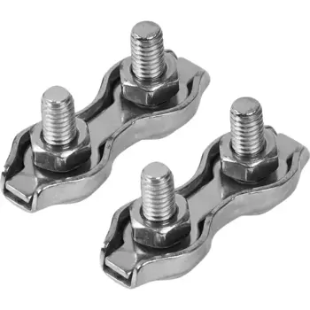 Зажим для троса оцинкованный Duplex 2 мм 2 шт.