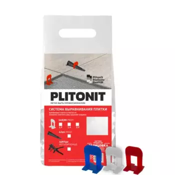 Зажим для выравнивания плитки СВП Plitonit Svp-Profi 2 мм 100 шт