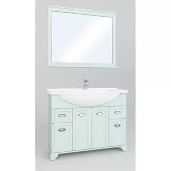 Зеркало Aquaton «Шарм» 100 см цвет зелёный