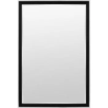 Зеркало для ванной Omega Glass NNB16 60x90 см прямоугольное цвет черный