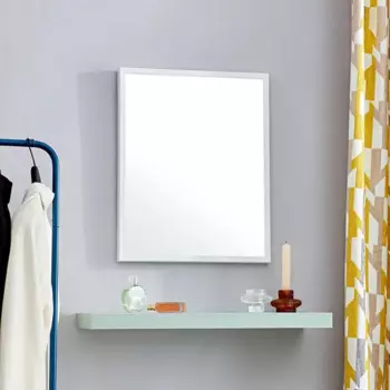 Зеркало декоративное Inspire Basic прямоугольное 40x50 см цвет белый