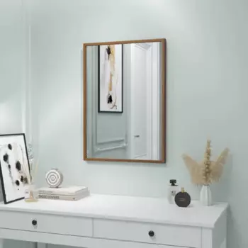 Зеркало декоративное Inspire Вега прямоугольное 50x70 см цвет орех