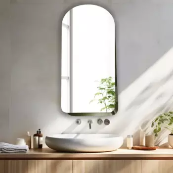 Зеркало декоративное Kreaforta Brilia Brass круг 40x78 см металл цвет латунь