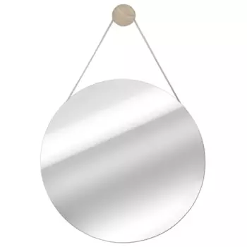 Зеркало декоративное Inspire Nordik Barbier Naturoak круг 55 см