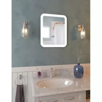 Зеркало для ванной Forio с подсветкой 50x60 см