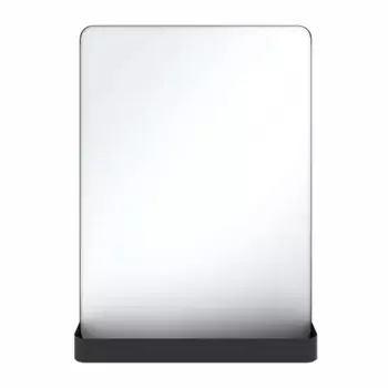 Зеркало для ванной Konsensa Бруклин с полкой 50x70 см цвет черный