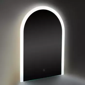 Зеркало для ванной Omega Glass Слим SD54 с подсветкой 50x70 см арка