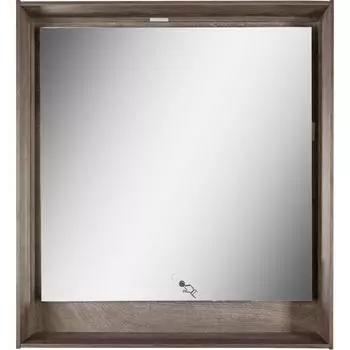 Зеркало для ванной Aquanet Мокка с подсветкой 96.5x83 см цвет дуб серый