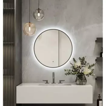 Зеркало в ванную комнату Bloom 60 см круглое с подсветкой