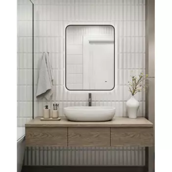 Зеркало в ванную комнату Luster 60x80 см с подсветкой
