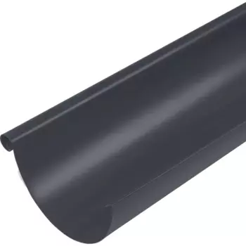 Желоб полукруглый 2000 мм 125 мм темно-серый