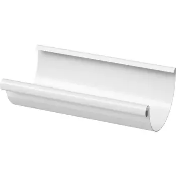 Желоб водосточный Dacha 125 мм 2 м цвет белый