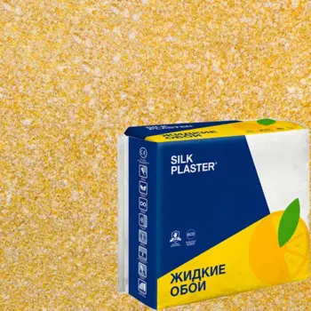 Жидкие обои Silk Plaster Absolute А221 1.05 кг цвет золотисто-бежевый