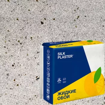 Жидкие обои Silk Plaster Absolute А240 1.46 кг цвет светло-серый
