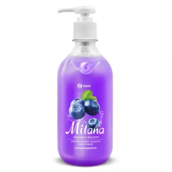 Жидкое крем-мыло Grass Milana «Черника» 0.5 л
