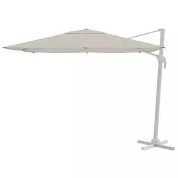 Зонт с боковой опорой Naterial Aura 286x286 h 264 см квадрат белый