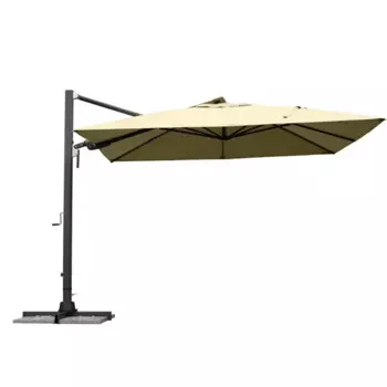 Зонт с боковой опорой Naterial Sombra 298x298 h260 см квадрат бежевый
