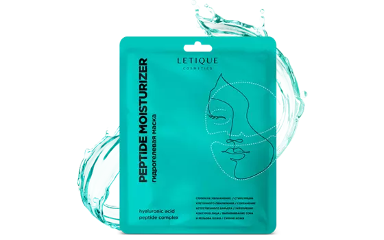 Letique Гидрогелевая маска для лица PEPTIDE MOISTURIZER, 26 г