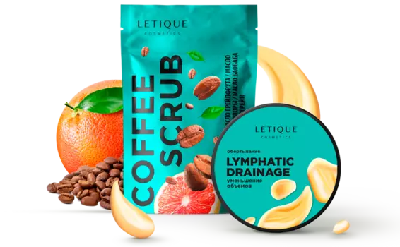 Letique LYMPHATIC DRAINAGE SET, 250 г + 200 мл