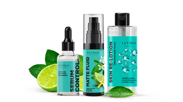 Letique MATTE SKIN PACK, 150мл + 30мл + 50мл
