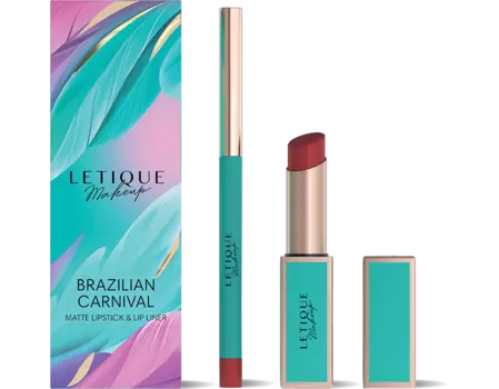 Letique Набор для макияжа губ BRAZILIAN CARNIVAL, тон 010 Bella, 0.29 г + 3.2 г