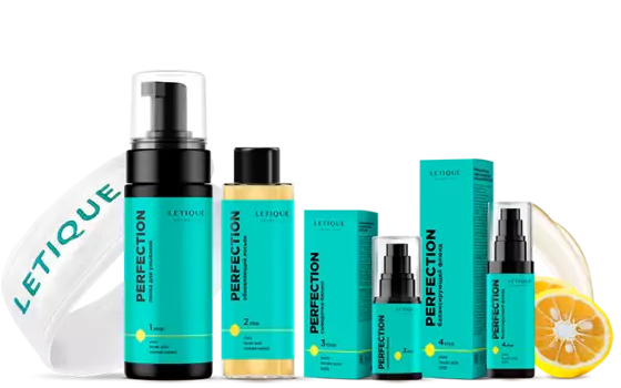 Letique PERFECTION FACE CARE SET, 150 мл + 110 мл + 30 мл + 50 мл