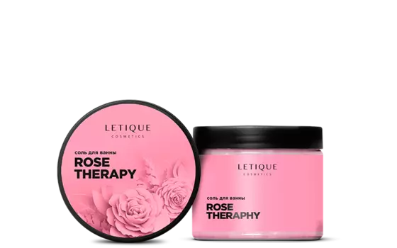 Letique Relax-соль для ванн ROSE THERAPY, 450 г