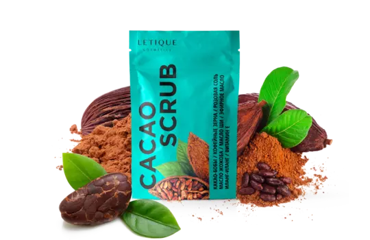 Letique Скраб для тела КАКАО, 250 г