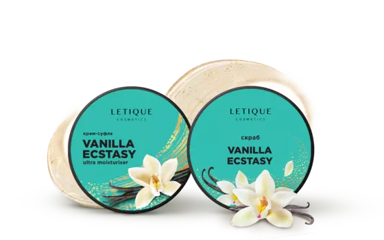 Letique VANILLA ECSTASY SET, 250 г + 200 мл