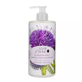 100% PURE Кондиционер для оздоровления кожи головы Репейник Ним Burdock & Neem Healthy Scalp Conditioner