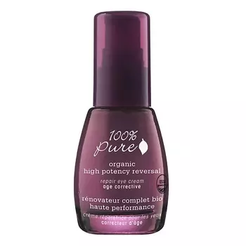 100% PURE Крем для области вокруг глаз органический восстанавливающий Organic High Potency Reversal Collection