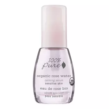 100% PURE Сыворотка органическая успокаивающая Organic Rose Water Sensitive Skin Collection