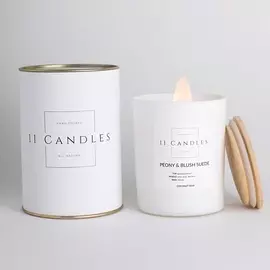 11 CANDLES Ароматическая свеча "Peony & Plush Suede" 225.0