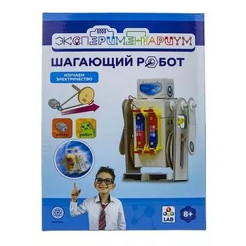 1TOY Набор для опытов Экспериментариум Шагающий робот