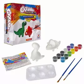 1TOY Набор для раскрашивания Сквиши Декор Динозавры