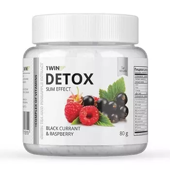 1WIN Дренажный напиток с экстрактом зеленого чая вкус черной смородины Detox Slim Effect