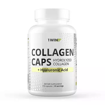 1WIN Коллаген с гиалуроновой кислотой в капсулах Collagen Caps Dietary Supplement