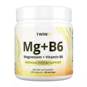 1WIN Магний цитрат с Витамином В6 Magnesium + B6