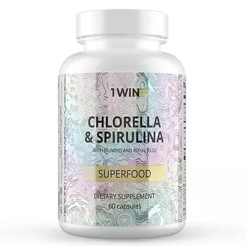 1WIN Суперфуд, Спирулина + Хлорелла