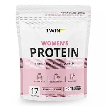 1WIN Женский протеин, Клубничное суфле Female Protein, Strawberry Souffle