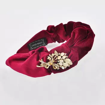 22 КАРАТА Ободок для волос "Жемчужное солнце"