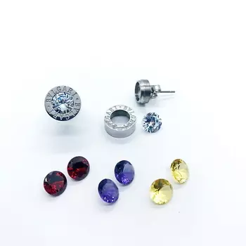 22 КАРАТА Серьги "Трансформеры"