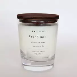 24.GRAMS Ароматическая свеча с ароматом Садовая мята 200