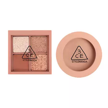 3CE Набор: Палетка теней Mini Multi Eye Color Palette + Румяна Face Blush