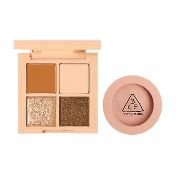 3CE Набор: Палетка теней Mini Multi Eye Color Palette + Румяна Face Blush