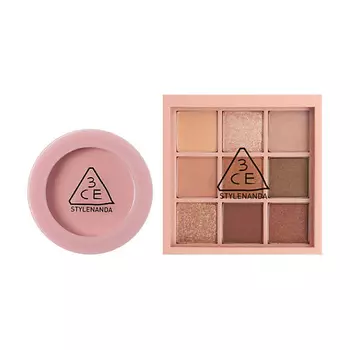 3CE Набор: Румяна Face Blush + Тени для век Multi Eye Color Palette