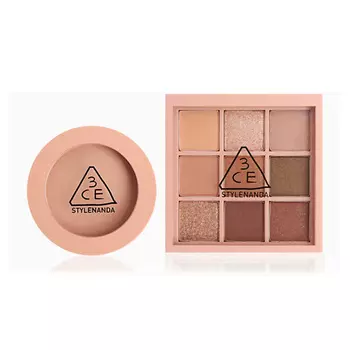 3CE Набор: Румяна Face Blush + Тени для век Multi Eye Color Palette