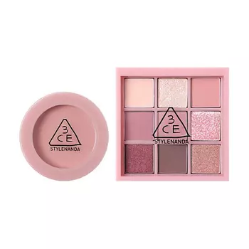 3CE Набор: Румяна Face Blush + Тени для век Multi Eye Color Palette
